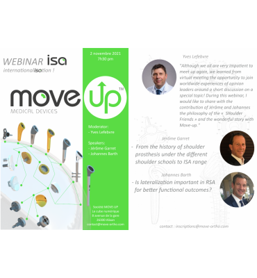 Webinar #4 ISA November 2, 2021: Shoulder Friends philosophy in shoulder prosthesis