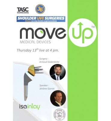 TASC 2022: Thursday 13th october live at 4 pm: Reverse ISA Inlay and ISA GRAFT Total Shoulder Arthroplasty.